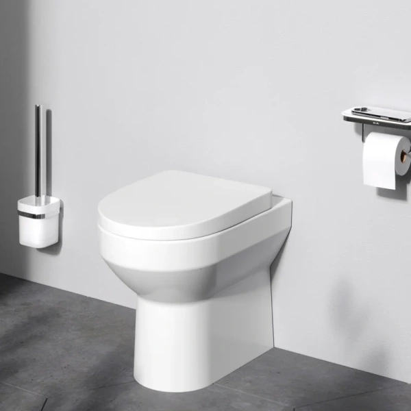 Унитаз напольный Am.Pm Spirit 2.0 C701438WH приставной, белые - фото 6