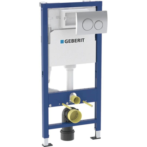 Инсталляция для унитаза Geberit Duofix с клавишей хром - фото 1