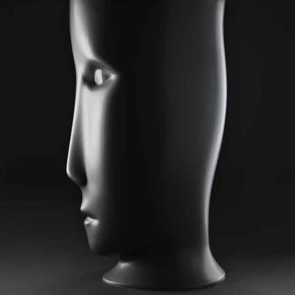 Раковина напольная Kerasan Artwork Moloco черный матовый - фото 4