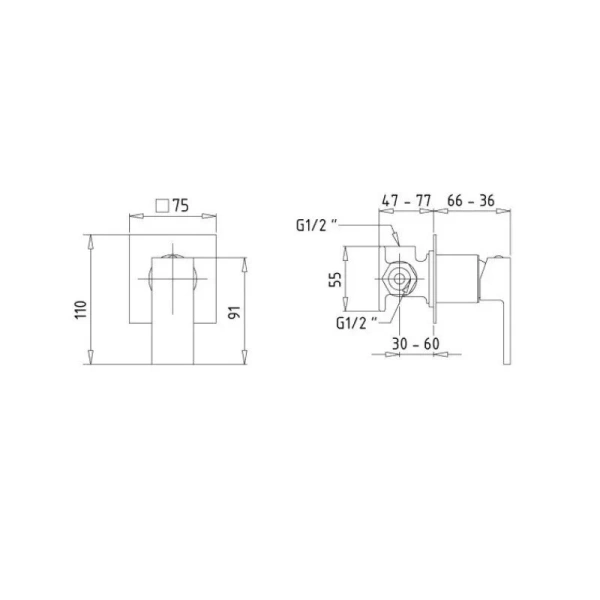 Смеситель для душа Migliore Kvant без девиатора - фото 4