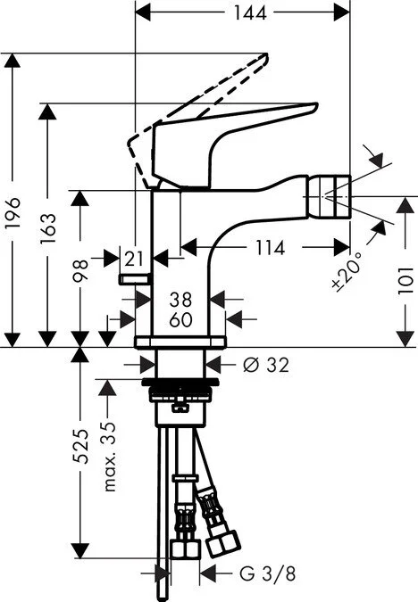 Смеситель для душа Grohe Contromix Surf 36121000, современные, hi-tech - фото 3
