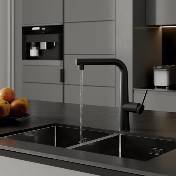 Смеситель для кухни IDDIS Pure черный, однорычажные, двухрычажные - фото 8