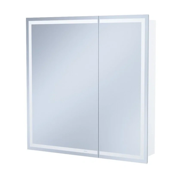 Зеркальный шкаф с подсветкой IDDIS Zodiac 80 см белый - фото 3