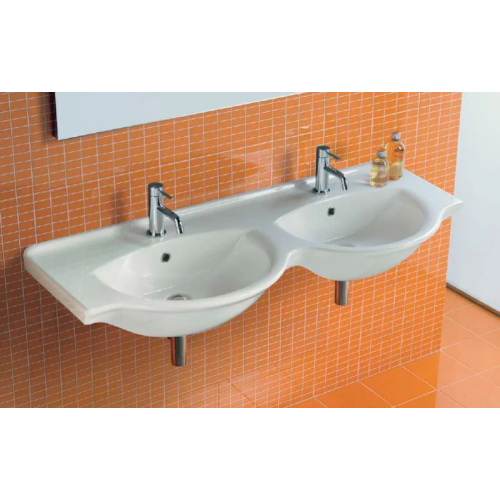 Раковина Hatria Sophie Y0Q501 125х50 см, современные, hi-tech - фото 2