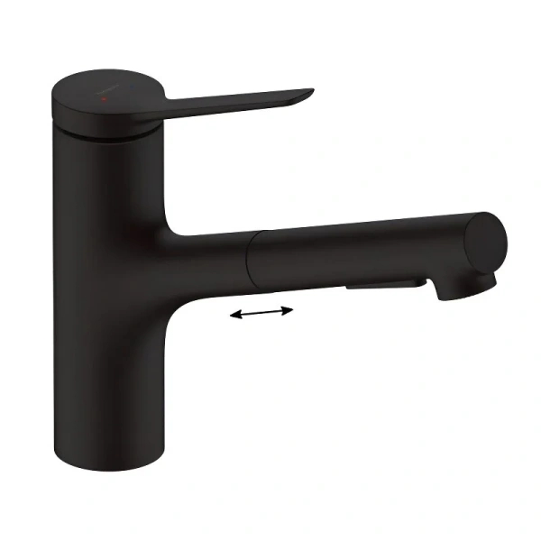 Смеситель для кухни Hansgrohe Zesis M33 74800 с выдвижным изливом