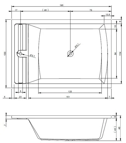 Ванна гидромассажная Riho Savona 190 x 130 см, JOY2, белые - фото 7