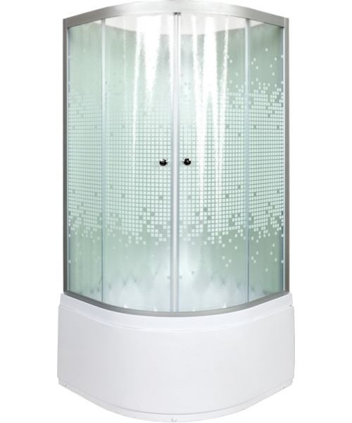Душевая кабина Deto L 90x90 см без крыши - фото 1