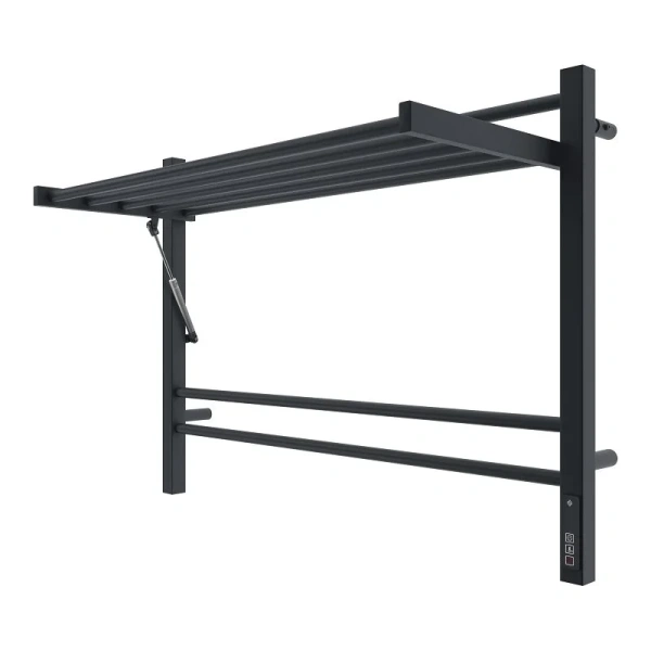 Полотенцесушитель электрический Terminus Горизонт П8 800х600 черный муар - фото 1