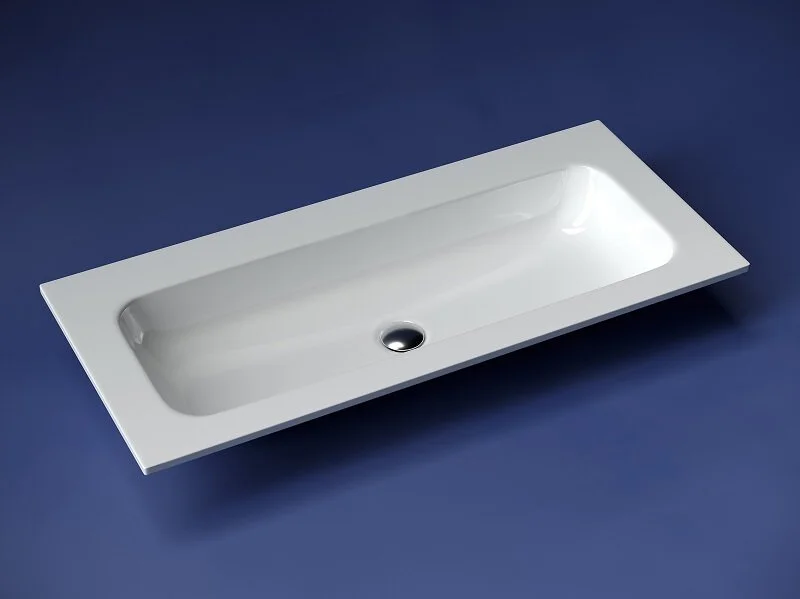 Раковина Ceramica Nova Grace 101 см белая без отверстия под смеситель - фото 3