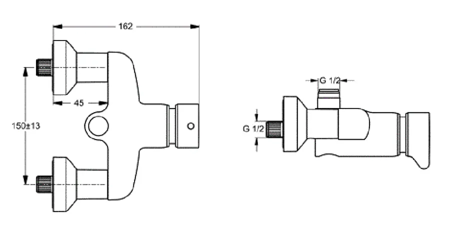 Смеситель для душа Ideal Standard Ceraplus нажимной - фото 2