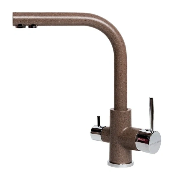 Смеситель для кухни Paulmark Essen терракот - фото 1