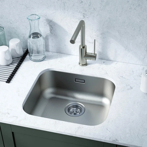 Мойка для кухни IDDIS Mate 54 см сатин, матовая нержавейка - фото 5