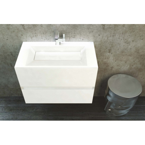 Раковина-топ, La BeauteFINISTERE белая 75см, накладные (на столешницу) - фото 2