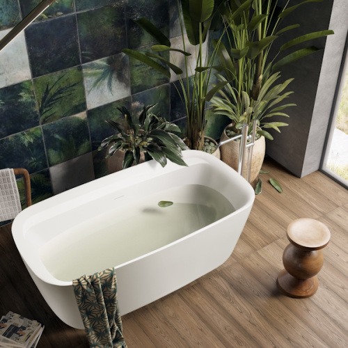 Ванна акриловая Black&White Swan 150x75 см белая - фото 3