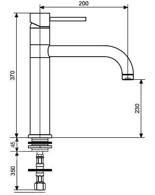 Смеситель для кухни Emmevi Piper 45007Big - фото 2