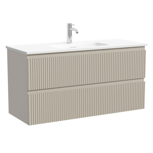 Тумба под раковину подвесная Sancos Snob R 100 см beige soft