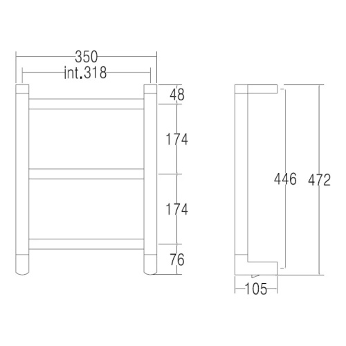 Полотенцесушитель электрический Margaroli Sole 540S Box - фото 3