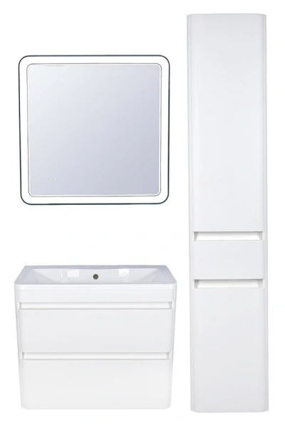 Тумба с раковиной подвесная Style Line Атлантика СС-000006 80 см с ящиками, 80 см - фото 6