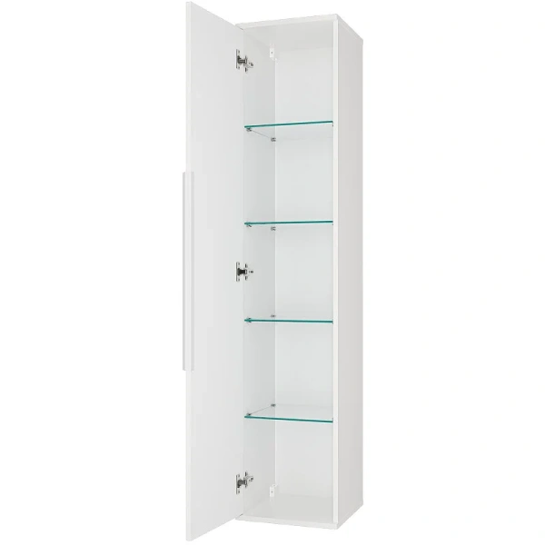 Шкаф-пенал подвесной Brevita Savoy 35 см белый, белые - фото 8