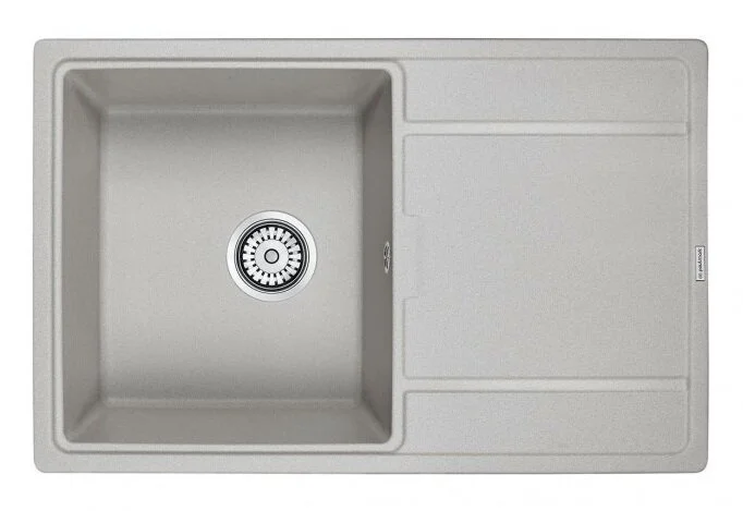 Мойка для кухни Paulmark Flugen 78 см серая - фото 1