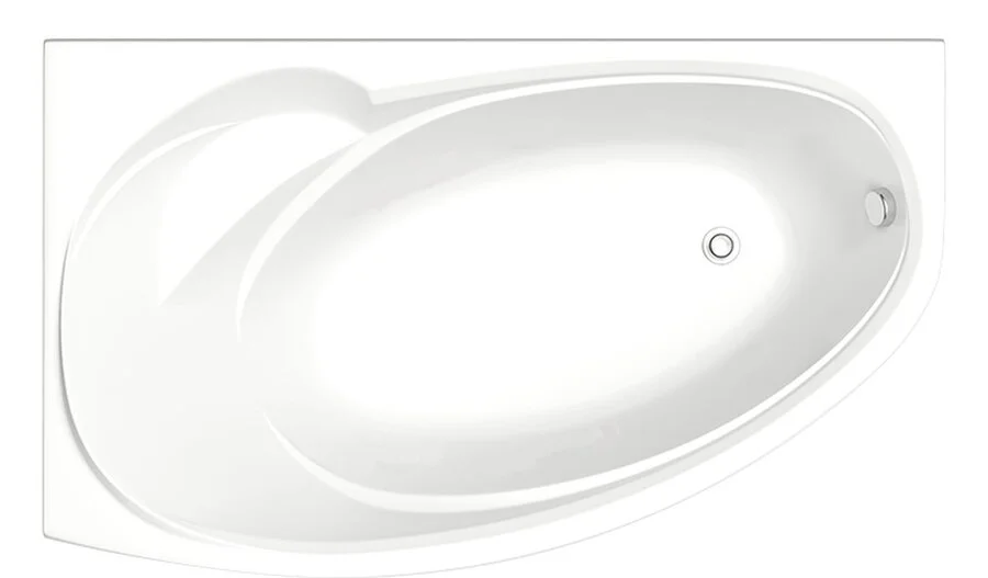 Ванна акриловая Bas Фэнтази, 150 х 88 см, левая/правая, В 00040/В 00041 - фото 1