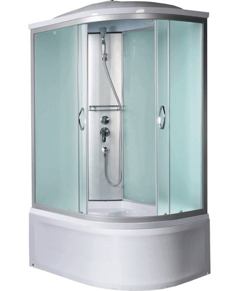 Душевая кабина River Nara XL 120/80/44 MT 120x80 см асимметричная - фото 1