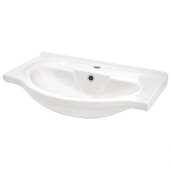 Раковина мебельная Misty Байкал 65 см белая - фото 1