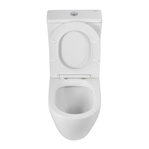Унитаз-компакт BelBagno Sfera-R BB2141CPR/SC белый, с горизонтальным, прямым выпуском - фото 7