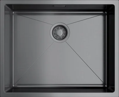 Мойка для кухни Omoikiri Taki 54-U/IF-GM 54 см вороненая сталь - фото 3