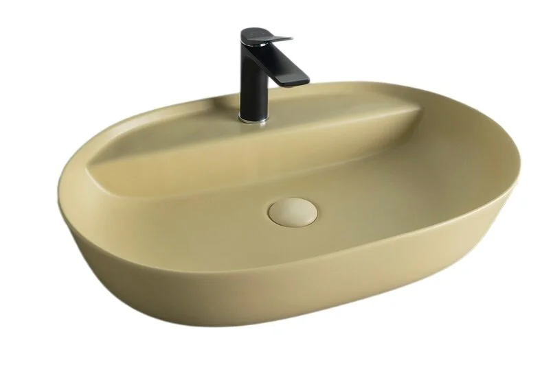 Раковина GID Lago Sr1346 61 см светло-коричневая - фото 1