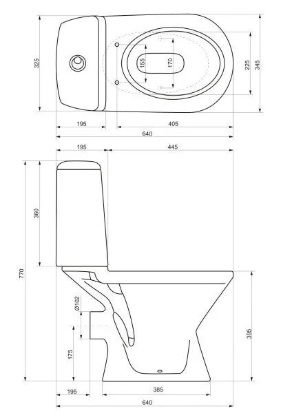 Унитаз компакт Jika Era белый 8.2453.2.000.242.9 - фото 3