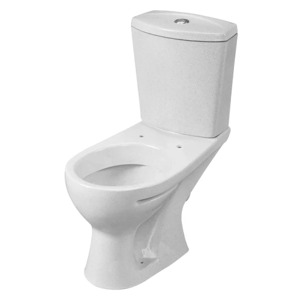 Унитаз компакт Santeri Ультра крап на белом - фото 3