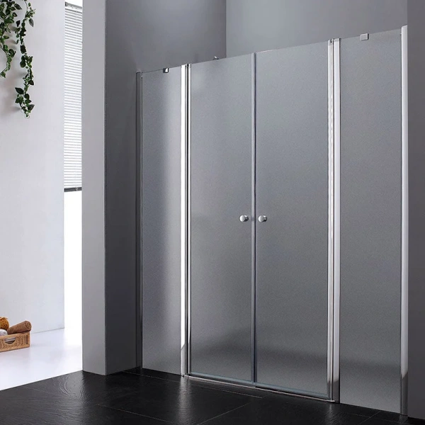 Душевая дверь в нишу Cezares Elena 195 см стекло рифленое - фото 1