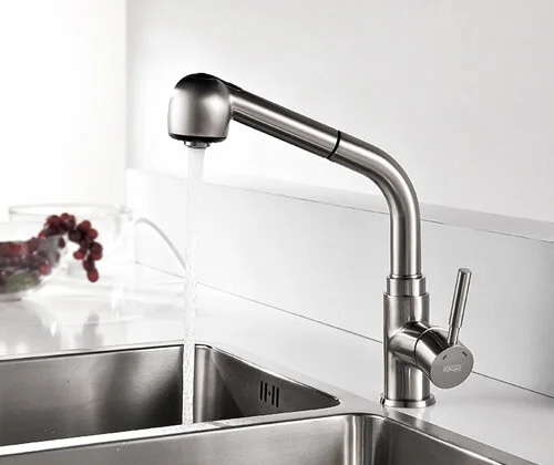 Смеситель для кухни WasserKRAFT Wern матовый хром, на мойку, на столешницу - фото 6
