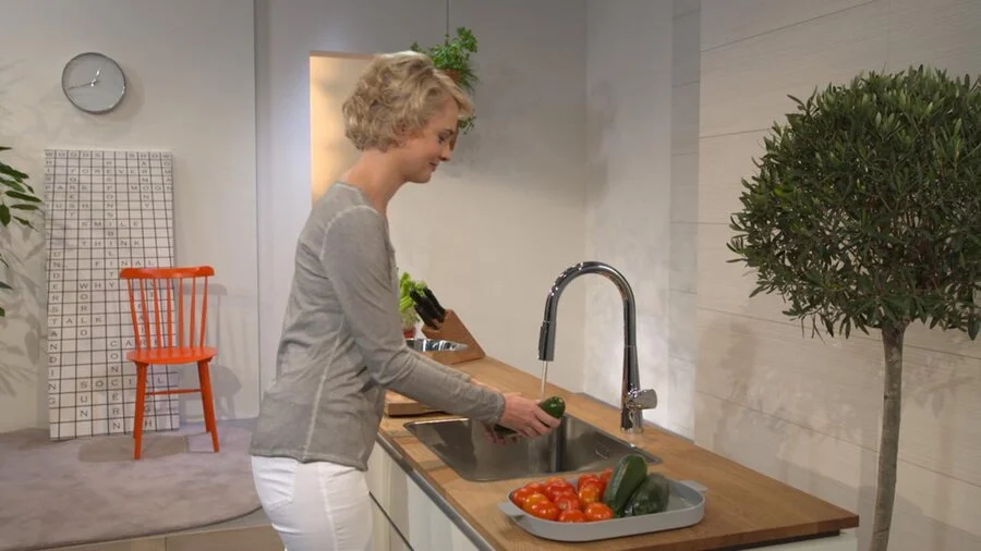 Смеситель для кухни Hansgrohe Talis S под сталь, современные, hi-tech - фото 3