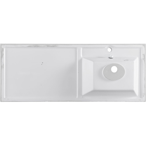 Раковина над стиральной машиной Aquanet Персона 120 см левосторонняя, прямоугольной формы, широкая - фото 5