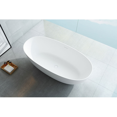 Ванна из искусственного камня Vincea 170x75 см белая матовая - фото 3