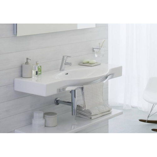 Раковина Laufen Palace 120 см с полотенцедержателем, с 1 отверстием для смесителя, подвесные, пристенные - фото 3