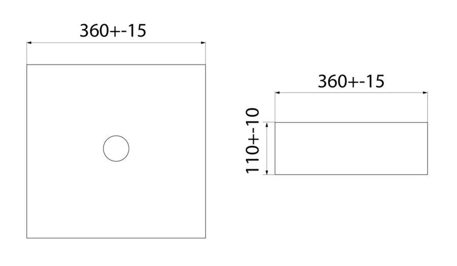 Раковина IDDIS Slide 36 см черная матовая, современные, hi-tech - фото 2