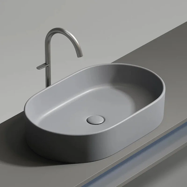 Раковина Ceramica Nova Element 60 см антрацит матовый, одинарные - фото 8