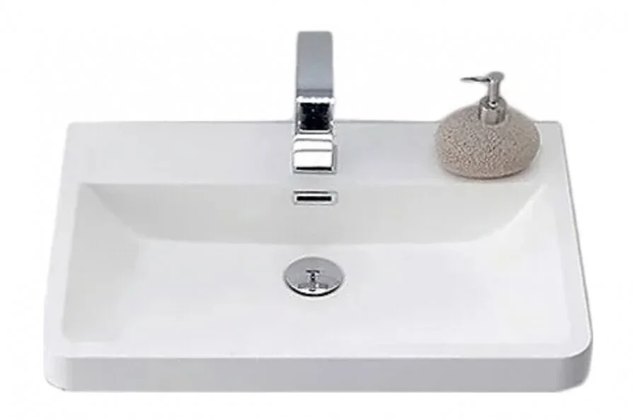 Тумба с раковиной напольная Belbagno Piramide 65 см с двумя ящиками PIRAMID-650-2C-PIA