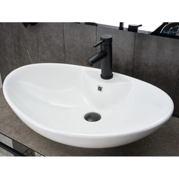 Раковина GID Lago N9004 65 см белая - фото 3