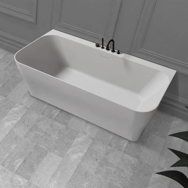 Ванна из искусственного камня Abber Stein 170х80 см прямоугольная - фото 1