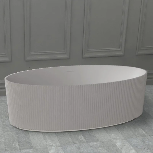 Ванна из искусственного камня Abber Stein 180х85 см отдельностоящая - фото 1