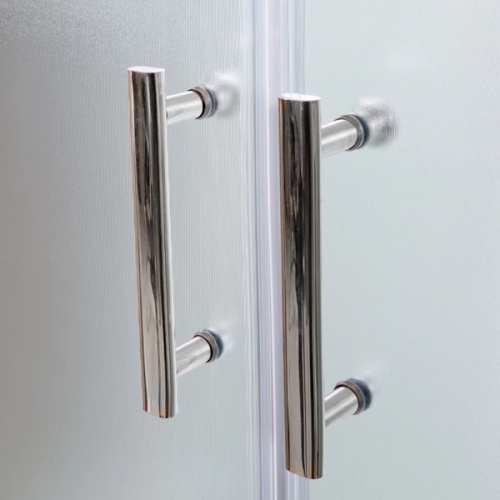 Душевая кабина Deto EM 150x85 см с высоким поддоном, хромированный профиль - фото 8