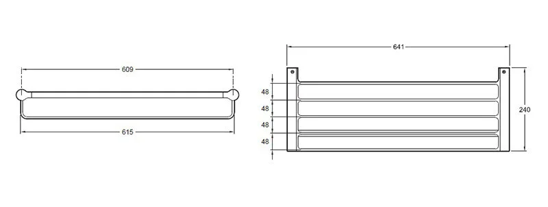 Полотенцедержатель Jacob Delafon Singulier настенный, современные, hi-tech - фото 2