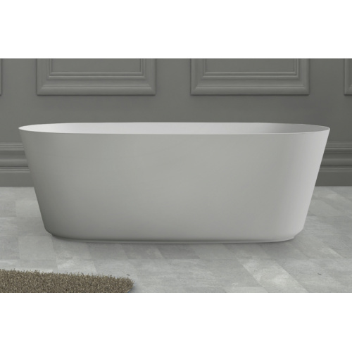 Ванна из искусственного камня Abber Stein 160х80 см белая матовая - фото 2