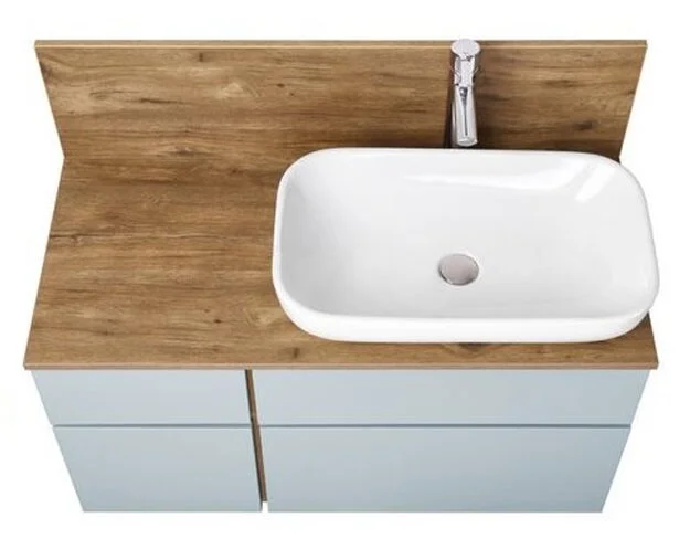 Тумба с раковиной Акватон Мишель 1A2 100 см, современная, hi-tech - фото 3