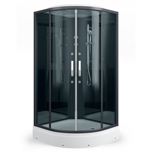 Душевая кабина Erlit Eclipse 100x100 см с гидромассажем - фото 2
