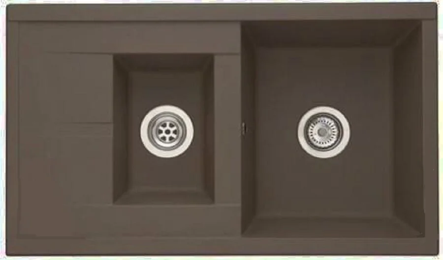 Мойка для кухни Акватон Делия 87 см кофе - фото 1